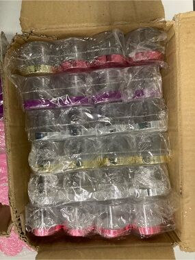 Assorted Metallic Jar Lids - Mixed Colors